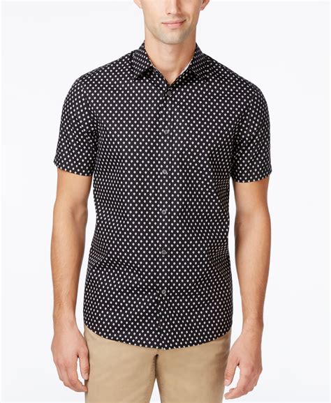 michael kors short sleeve shirt|Michael Kors dress shirts clearance.